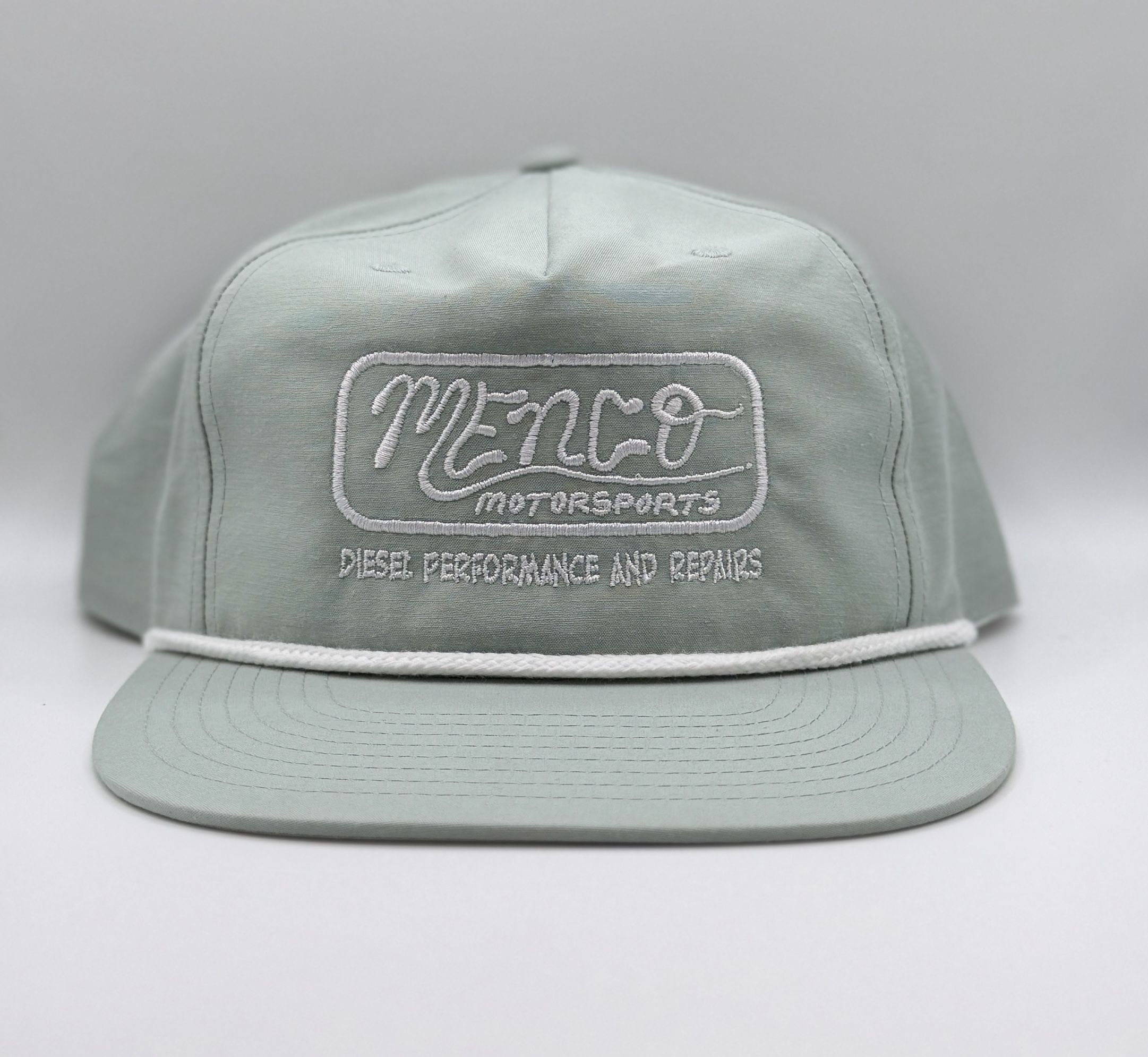 Menco Rope Hat — Seafoam / White